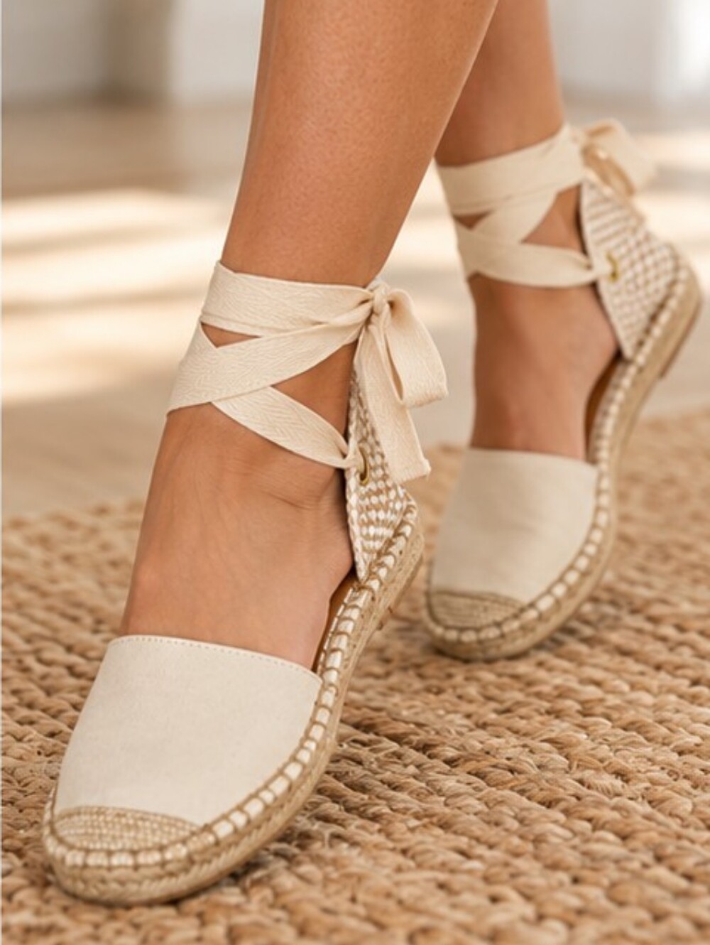 Brand New J.Crew Ivory Espadrilles – Size 5.5